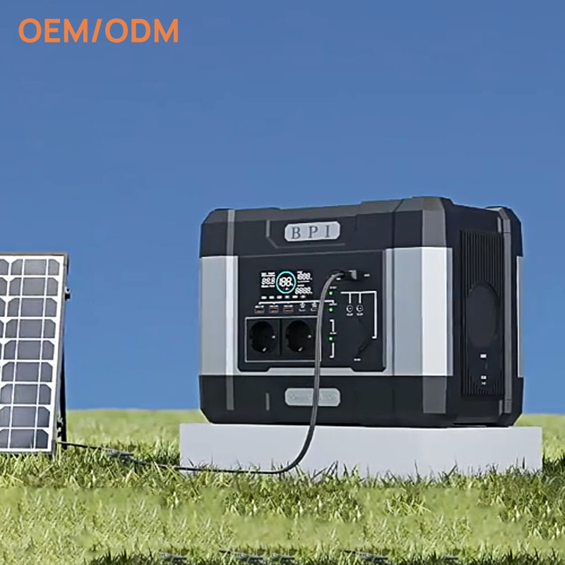 110V 220V gerador solar 1000w central elétrica portátil de alta capacidade cúbica para acampar